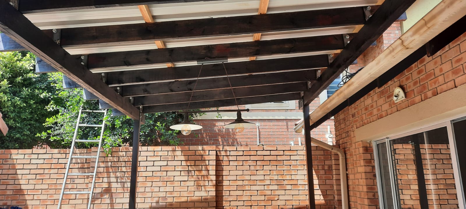 Underside view and weatherproofing